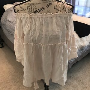 On or off shoulder summer shirt